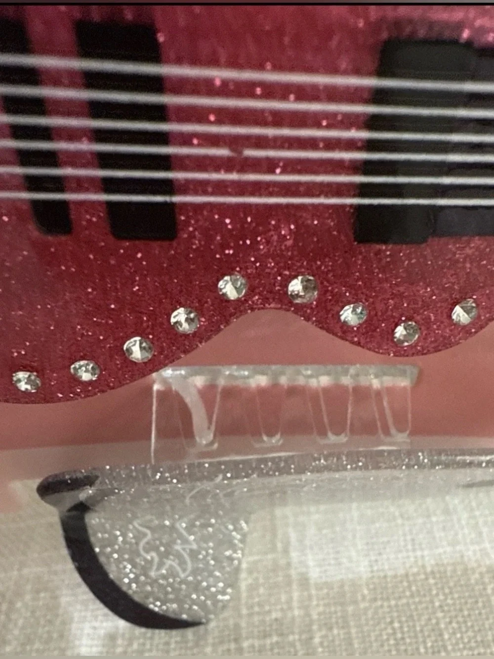 Piper K VIRAL BOOT & pink guitar western hair clips hair, claws TIK TOK VIRAL